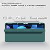 Anti-Drop iPad Air 10.9 case Clear Back Cover Tri-fold Front Cover with Pencil Holder Support Pencil Charging Premium PU Leather case for iPad Air4 2020 (iPad Air4 10.9, Blue) view 4