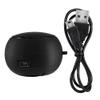 Portable Mini Speaker with 3.5mm Aux Jack Plug in Basse Speaker for Smart Phone, Retractable Mobile Line-in Speaker for Laptop Computer(Black) view 1