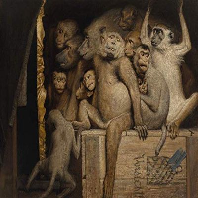 Gabriel von Max : Monkeys : The Critics : 1889 : Archival Quality Art Print
