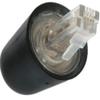 Ministry of Warehouse Black Telephone Handset Phone Coil Cord Swivel Twist Top Detangler Untangle view 1