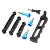 BGNing CNC Triple Extended Bracket Frame Mount Selfie Stick Tripod Hand Grip Compatible for Gopro Hero 5 4 SJCAM yi GitUP Action Cameras (with Screw Grip) view 1