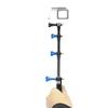 BGNing CNC Triple Extended Bracket Frame Mount Selfie Stick Tripod Hand Grip Compatible for Gopro Hero 5 4 SJCAM yi GitUP Action Cameras (with Screw Grip) view 3