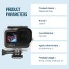 SHOOT Waterproof Dive Case for GoPro Hero 9 Black, Underwater Housing Shell Supports 60M/196FT Deep Diving Scuba Snorkeling with Quick Release Bracket Screw Go Pro Accessories view 4