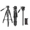 65" Camera Tripod,Q310 Lightweight Travel Portable Cell Phone Tripod Stand Monopod with Universal Phone Holder and Carry Bag for Canon, DSRL, SRL,Cell Phones, Projector, Webcam view 1