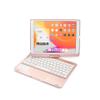 SENLAN 360 Rotating iPad Keyboard Case with Touchpad, 7-Color Backlit Bluetooth Keyboard (iPad 7/8/10.2, Pro 10.5, Air 3, Rose Gold) view 2