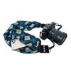Capturing Couture Scarf Camera Strap with Hidden Pocket, Joey Blue - Zipper Pocket Size: 6.5" w x 4" d, Stretch Material view 1