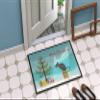Caroline's Treasures CK4464JMAT Satin Mouse Merry Christmas Doormat 24x36 Front Door Mat Indoor Outdoor Rugs for Entryway, Non Slip Washable Low Pile, 24H X 36W view 4