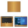 Decalrus - Protective Decal for Lenovo ThinkPad X1 Extreme 3rd Gen. (15.6" Screen) Laptop Gold Texture Brushed Aluminum Skin case Cover wrap BAlenovoTnkpdX1extreme_3genGold view 1