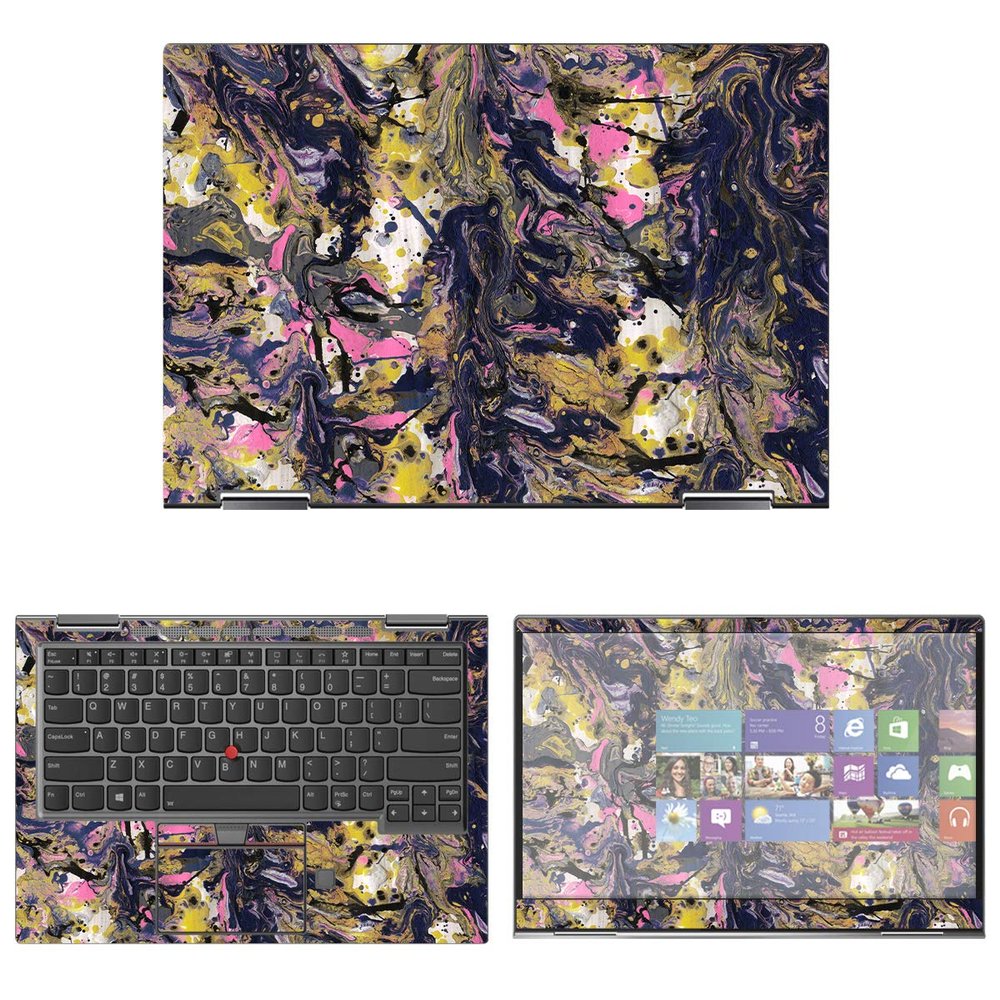 Decalrus - Protective Decal Skin Sticker for Lenovo ThinkPad X1 Yoga 5th Gen. (14" Screen) case Cover wrap LEthnkpdX1yoga_5gen-247