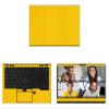 Decalrus - Protective Decal for Lenovo ThinkPad X1 Carbon 8th Gen. (14" Screen) Laptop Yellow Carbon Fiber Skin case Cover wrap CFlenovoThkpadX1crbn_8Yellow view 1