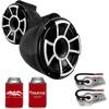 Wet Sounds REV10 10" Swivel Base Mount Tower Speakers - Black (Pair) view 1