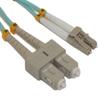 MyCableMart 2 Meter LC/SC 10G Multi-Mode Duplex OM3 50/125 Fiber Optic Networking Cable view 1