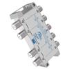 Keliiyo 8 Way Coaxial Cable Splitter 5-2500MHz,Work with Satellite TV CATV Antenna System and MoCA Configurations (Sliver-8 Way) view 1