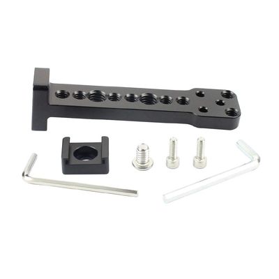 BGNing Aluminium External Extension Mounting Plate Bracket Quick Release for Mic Monitor Arm Adapter Compatible for DJI Ronin S Handheld Gimbal