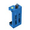 BGNing XJ-8 Phone Clip Tripod Head Bracket Mobile Phone Holder for Flashlight Microphone w/Spirit Level Cold Shoe Mount Adapter (Blue) view 2