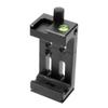BGNing XJ-8 Phone Clip Tripod Head Bracket Mobile Phone Holder for Flashlight Microphone w/Spirit Level Cold Shoe Mount Adapter (Black) view 1