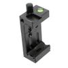 BGNing XJ-8 Phone Clip Tripod Head Bracket Mobile Phone Holder for Flashlight Microphone w/Spirit Level Cold Shoe Mount Adapter (Black) view 2