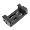BGNing XJ-8 Phone Clip Tripod Head Bracket Mobile Phone Holder for Flashlight Microphone w/Spirit Level Cold Shoe Mount Adapter (Black) view 3