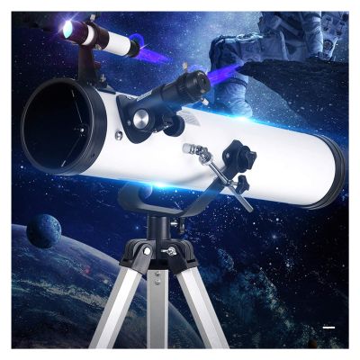 ARCH Astronomical Telescope, 114mm Large Aperture Reflective Telescope, Adjustable Aluminum Tripod (60~120cm), Suitable for Amateur Beginners and Kids (Color : Package 6)