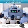 1080P Webcam,Live Streaming Web Camera with Stereo Microphone, Desktop or Laptop USB Webcam with 110-Degree View Angle, HD Webcam for Video Calling, Recording, Conferencing, Streaming, Gaming view 2