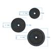 angwang 12Pcs Shock Absorption Damping for Audio Stereo Speakers Amplifier Feet Pad view 2