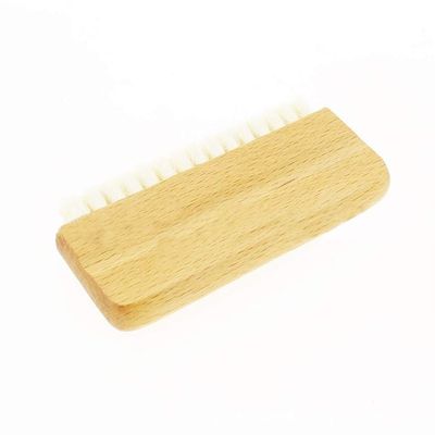 angwang LP Vinyl Record Cleaning Brush Anti-Static Goat Hair Wood Handle Brush Cleaner for Cd Player Turntable Tools Kit,Wooden Color+white,Length: app.100mm/3.9in