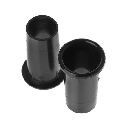 angwang 2PCS Speaker Port Tube Bass Reflex Vent Ventilation Connector 2-3 inches 18x37mm Subwoofer Woofer Box, Black