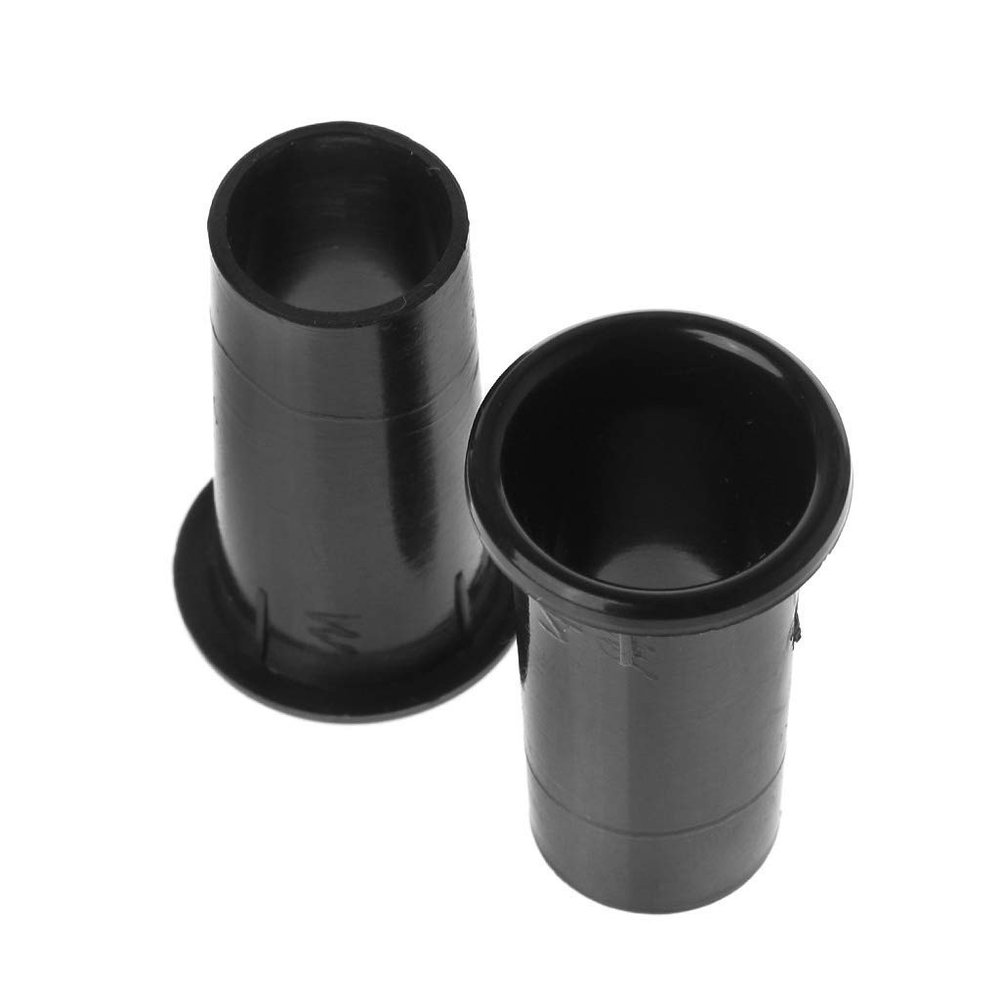 angwang 2PCS Speaker Port Tube Bass Reflex Vent Ventilation Connector 2-3 inches 18x37mm Subwoofer Woofer Box, Black