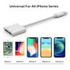2Pack[Apple MFi Certified]Headphones Jack Adapter for Charging iPhone 7/8Plus/X/Xr/Xs/SE/11/12/Pro/Max/ipad Dongle Converter Charger Accessories Cables Audio Connector Earphone Dual Lightning Splitter view 4