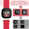 AVOD Nylon Bands Compatible with Fitbit Versa 4/Sense 2/Versa 3/Fitbit Sense, Soft Breathable Sport Adjustable Replacement Strap Women Man Wristband Accessories view 4