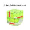 Camera Hot Shoe Level, Chromlives 3 Axis Spirit Bubble Level Standard Shoe Level Mount Compatible with DSLR Film Camera Canon Nikon Olympus Pentax view 3