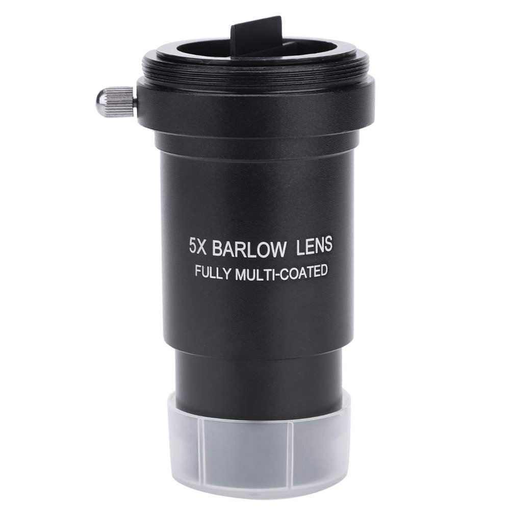 Barlow Lens,1.25" 5X Barlow Lens Multi Coated Optical Lens,M42 x 0.75mm Thread,Stable and