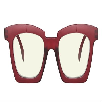 Eyekepper Design Reading Glasses for Women Blue Light Blocking Computer Readers with Spring Hinges - Red