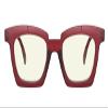 Eyekepper Design Reading Glasses for Women Blue Light Blocking Computer Readers with Spring Hinges - Red view 1