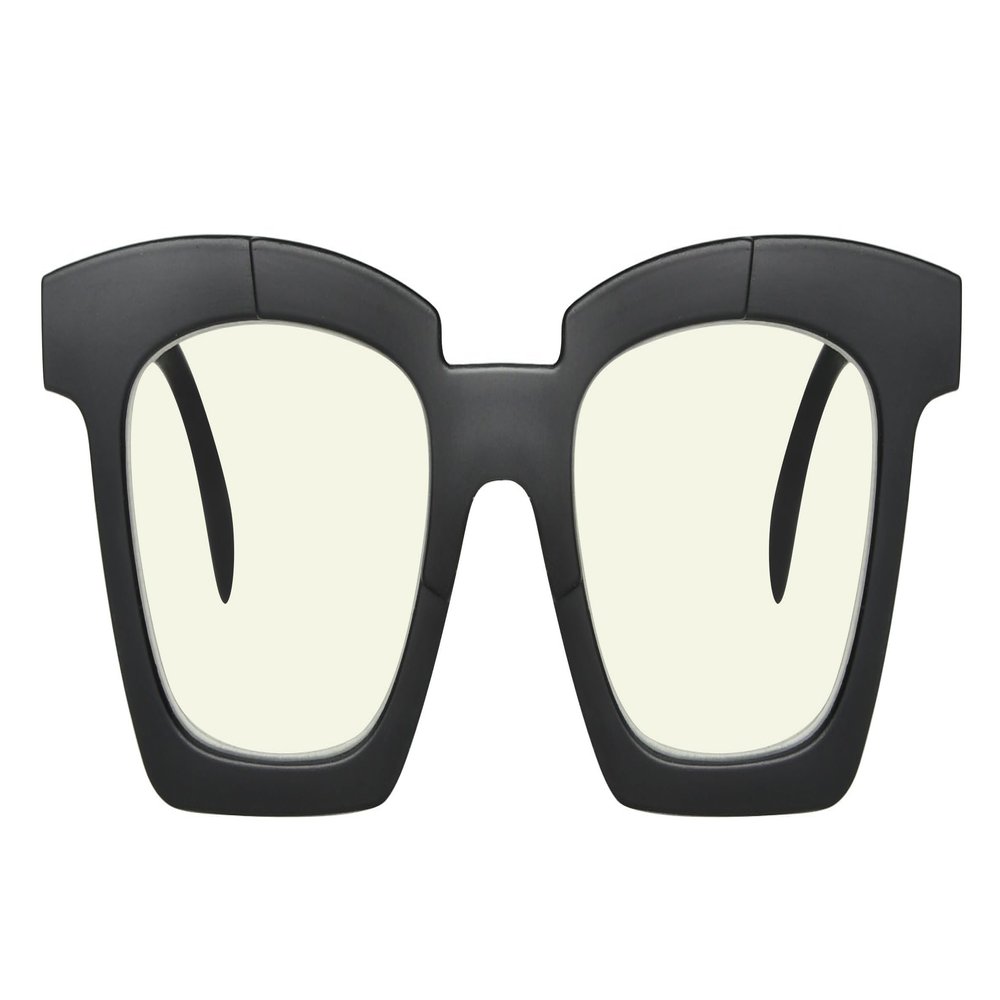 Eyekepper Design Reading Glasses for Women Blue Light Blocking Computer Readers with Spring Hinges - Black +1.25