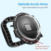 D&F Dome Port for GoPro Hero 13/12/Hero11/Hero 10/Hero 9 Black, Two Handles Dome Lens Builted-in 30m/98ft Waterproof Sealed Housing Case Diving Swimming Accessory view 3
