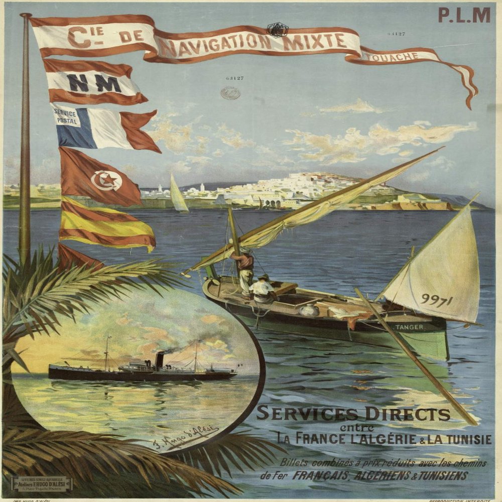 Compagnie Navigation Reproduction Poster 50 x 70 cm 300 g Paper HD Digital File Available