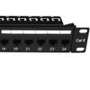 Davislegend Cat6 Unshielded Patch Panel for 19 inch Rack - Module Fully Equiped