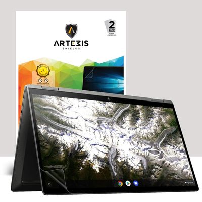 Artemis Shields Matte Anti Glare Screen Protector with Full Screen Coverage Edge To Edge for HP Chromebook x360 14 Inch COMPATIBLE ONLY WITH 14c-ca0053dx SIZE 12.6 X 7.61BY [2 Pack]