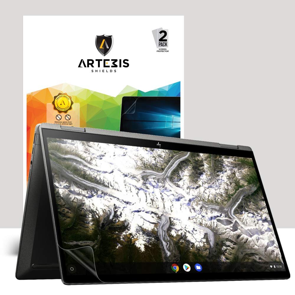 Artemis Shields Matte Anti Glare Screen Protector with Full Screen Coverage Edge To Edge for HP Chromebook x360 14 Inch COMPATIBLE ONLY WITH 14c-ca0053dx SIZE 12.6 X 7.61BY [2 Pack]