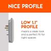 ECHOGEAR Outlet Extender Multiplug 2 Pack with 3 AC Outlets & 2 USB Ports  Low Profile Design Sits Just 1.1" from Wall - Protects Your Gear with 540 Joules of Surge Protection view 3