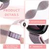 AVOD Nylon Bands Compatible with Fitbit Versa 4/Sense 2/Versa 3/Fitbit Sense, Soft Breathable Sport Adjustable Replacement Strap Women Man Wristband Accessories view 3