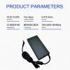 19.5V 9.23A 180W Laptop Charger for Msi A15-180P1A, for Sager NP7876 NP7856-N NP7856-S NP8956 NP8957 Notebook AC Adapter 5.5x2.5mm with Power Cord view 2