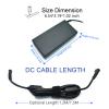 19.5V 9.23A 180W Laptop Charger for Msi A15-180P1A, for Sager NP7876 NP7856-N NP7856-S NP8956 NP8957 Notebook AC Adapter 5.5x2.5mm with Power Cord view 3