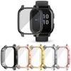 [5-Pack] RICHONE Compatible with Garmin Venu Sq & Venu Sq 2 Screen Protector Case, All-Around Protective Cover Soft TPU Shockproof Bumper Frame (Black+Silver+Gold+Pink+Rose Gold) view 1