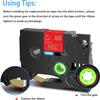 Cruxer 3 Pack Compatible for P-Touch TZe-RW34 TZ-RW34 Gold Print on Red Satin Ribbon 12mm 1/2" 0.47 inch for PT-D200 PT-D210 PT-D400 D450 PTD600 PT-H100 PT-1230PC PT-P710BT PT-D400AD Label Maker view 3