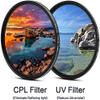 62mm Lens Filter Accessories Kit:UV CPL Adjustable ND Filter(ND2-ND400),Macro Close up Filter Set(+1,+2,+4,+10),Lens Hood,3 in 1 Grey Card for Canon Nikon Sony Pentax Olympus Fuji DSRL Camera view 4