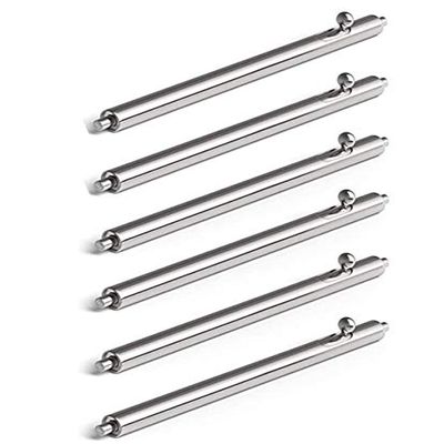 20mm Quick Release Spring Bar Pins Compatible with Garmin Series Watchbands, 6 Pack Stainless Steel Watch Band Strap Link Pins