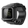 SUPCASE for Fitbit Versa 3 Band with Case (Unicorn Beetle Pro), [Military-Grade Protection] [Anti-Resistant] Rugged Men Cover with Adjustable Strap Wristband for Fitbit Versa 3 / Fitbit Sense, Black view 1