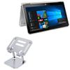BoxWave Stand and Mount Compatible with HP Pavilion x360 Convertible 2-in-1 (15.6 in) - Executive VersaView Laptop Stand, Ergonomic Adjustable Viewing Angle Metallic Riser - Metallic Silver view 1